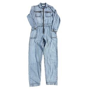 Lucky Brand Women's Blue Denim Jumpsuit Size M
